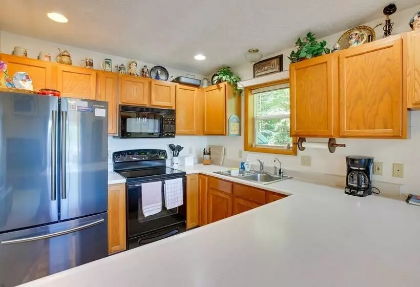 Interlochen Lakehouse W/ Deck, Fire Pit, & Dock!