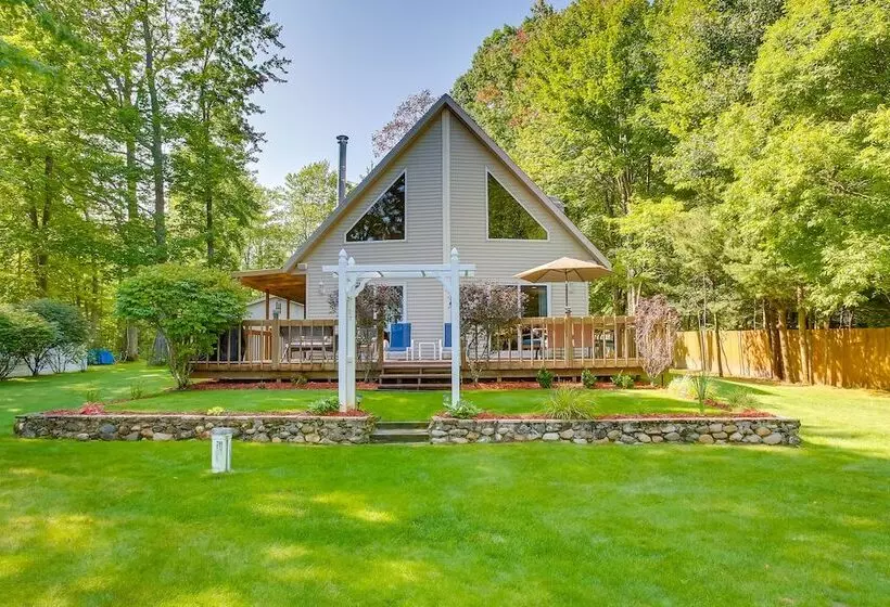 Interlochen Lakehouse W/ Deck, Fire Pit, & Dock!