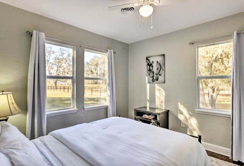 Ocala Equestrian Escape W/ Private Pasture!