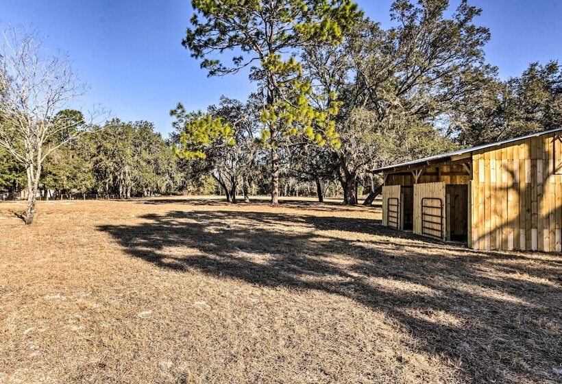 Ocala Equestrian Escape W/ Private Pasture!