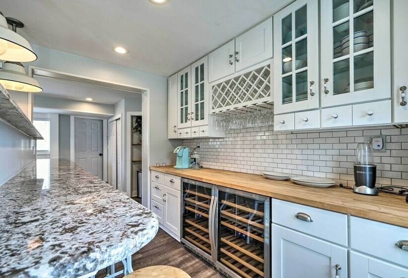 Renovated Waterfront Estate W/ Dock & Views!