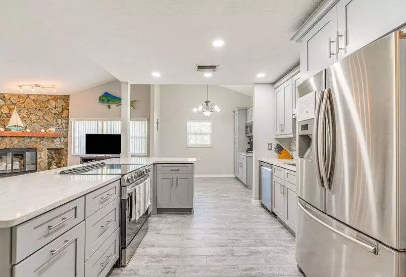 Riverfront Home With Private Dock, Fire Pit!