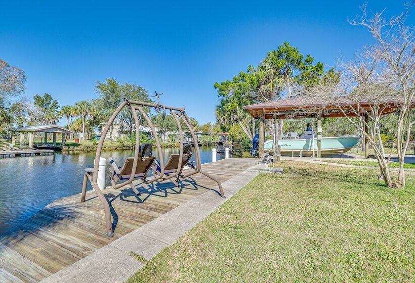 Riverfront Home With Private Dock, Fire Pit!