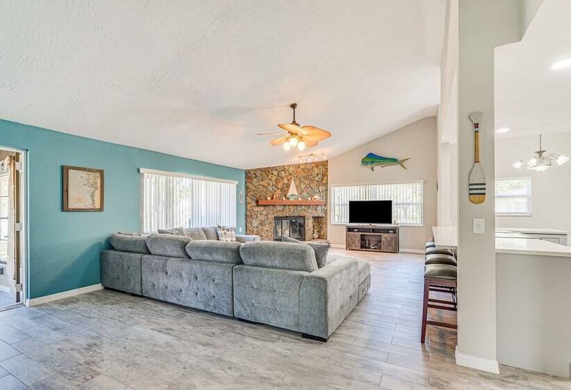 Riverfront Home With Private Dock, Fire Pit!