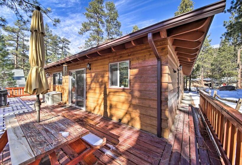 Walk To Lake: Rustic Home W/ Deck In Fawnskin