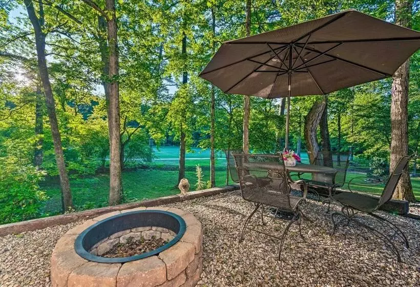 The Crystal House W/ Sunroom & Golf Green Views!
