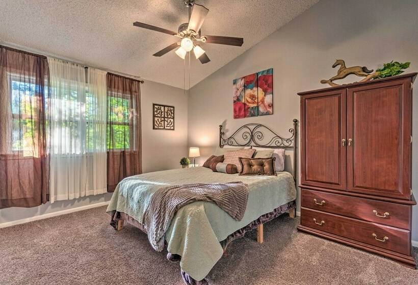 The Crystal House W/ Sunroom & Golf Green Views!