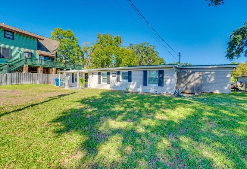 Waterfront Getaway W/ Private Dock & Slip