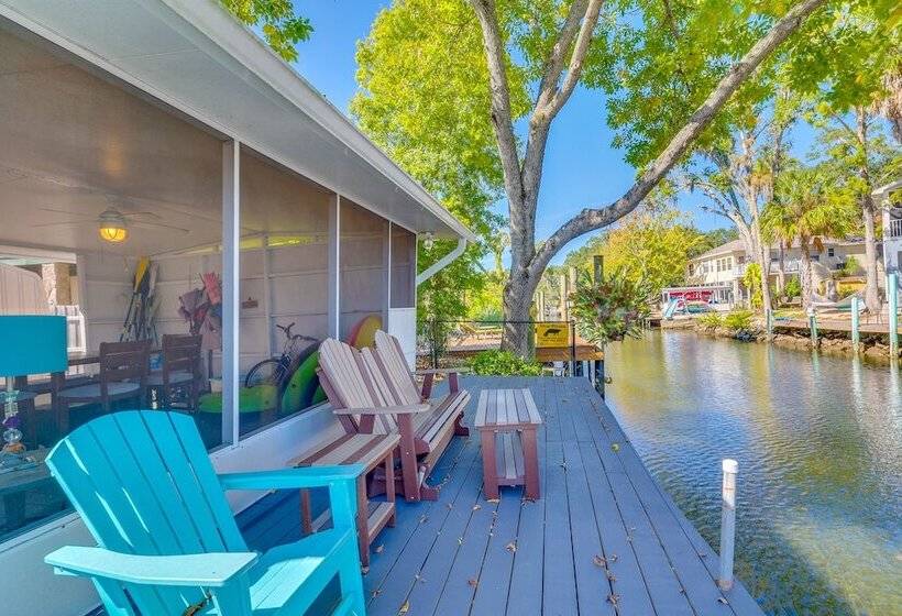 Waterfront Getaway W/ Private Dock & Slip