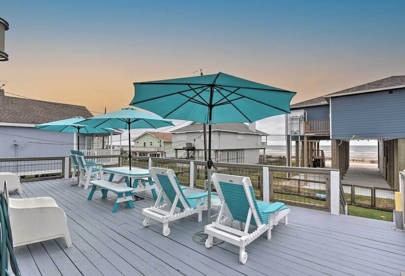 Updated Beach House W/ Private Beach + Hot Tub!