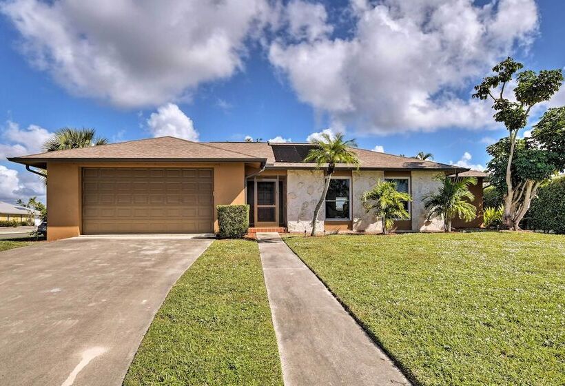 Waterfront Marco Island Home W/ Heated Pool & Dock