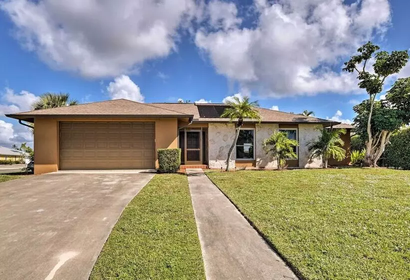 Waterfront Marco Island Home W/ Heated Pool & Dock