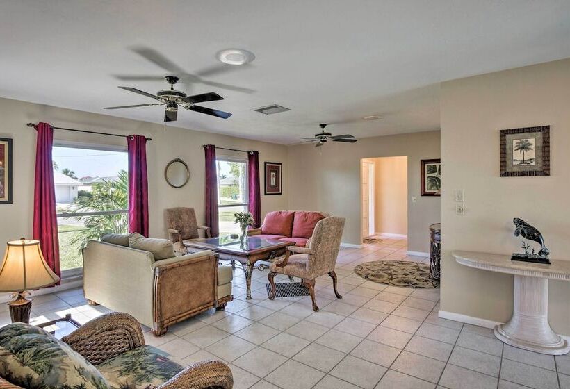 Waterfront Marco Island Home W/ Heated Pool & Dock