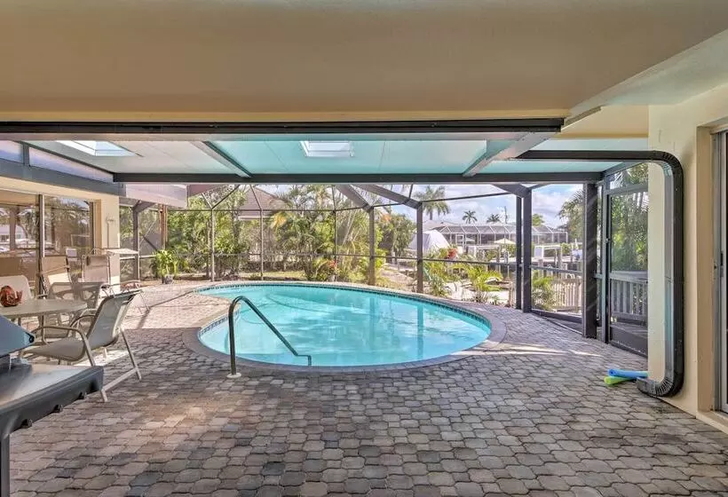 Waterfront Marco Island Home W/ Heated Pool & Dock