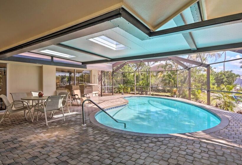 Waterfront Marco Island Home W/ Heated Pool & Dock