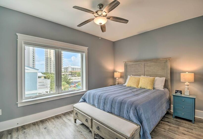 Sunny Gulf Shores Retreat W/ Deck: Walk To Beach!