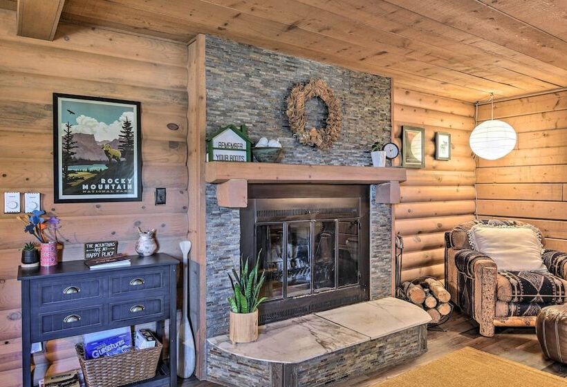 Grand Lake Cabin W/ Mountain Views & Ev Charger!