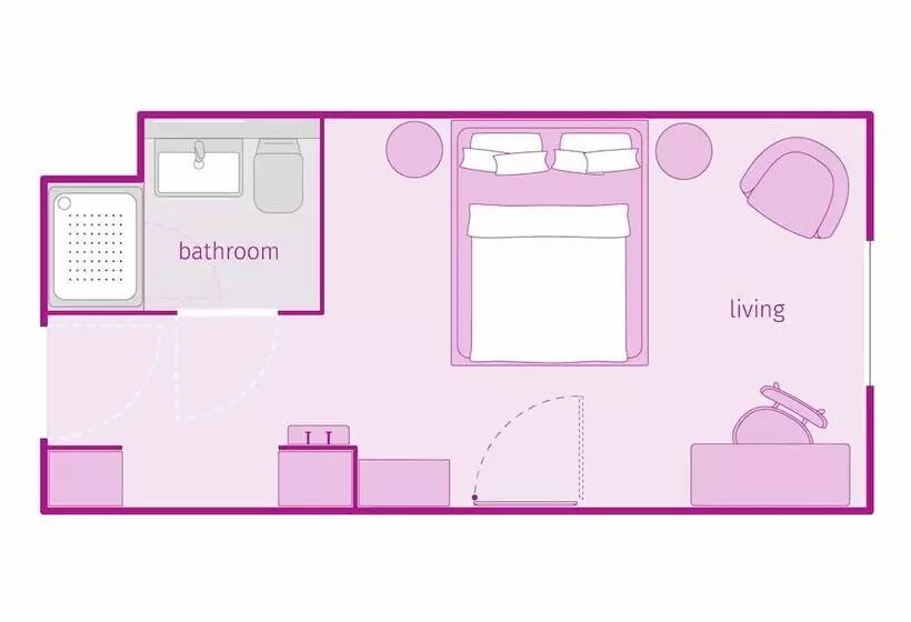 Hotelli Smartments Connect Frankfurt City Ost