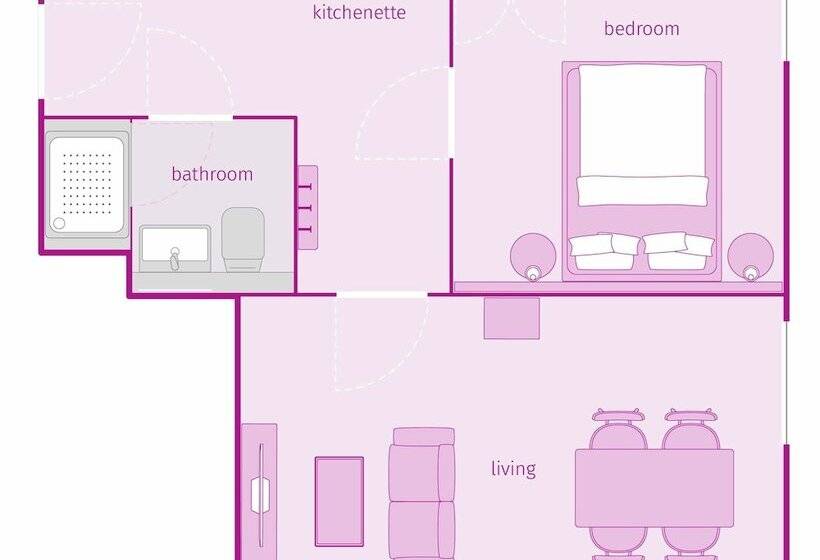 فندق Smartments Connect Frankfurt City Ost