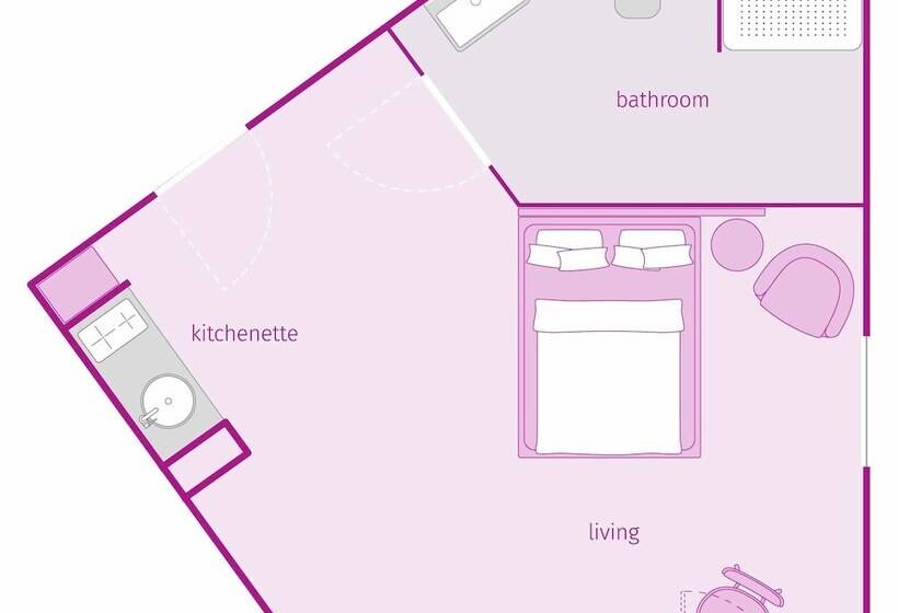 فندق Smartments Connect Frankfurt City Ost