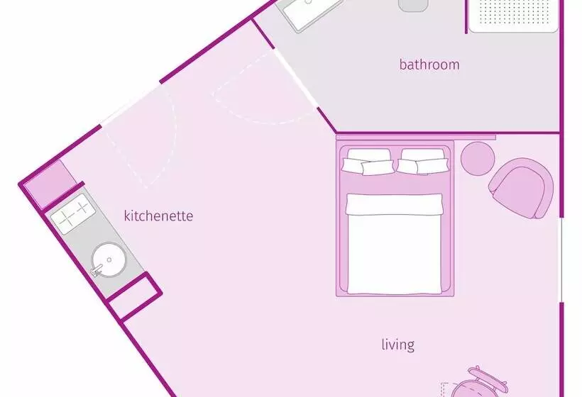 Hotelli Smartments Connect Frankfurt City Ost