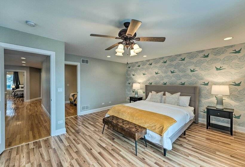 Lakefront Genoa City Home W/ Private Beach