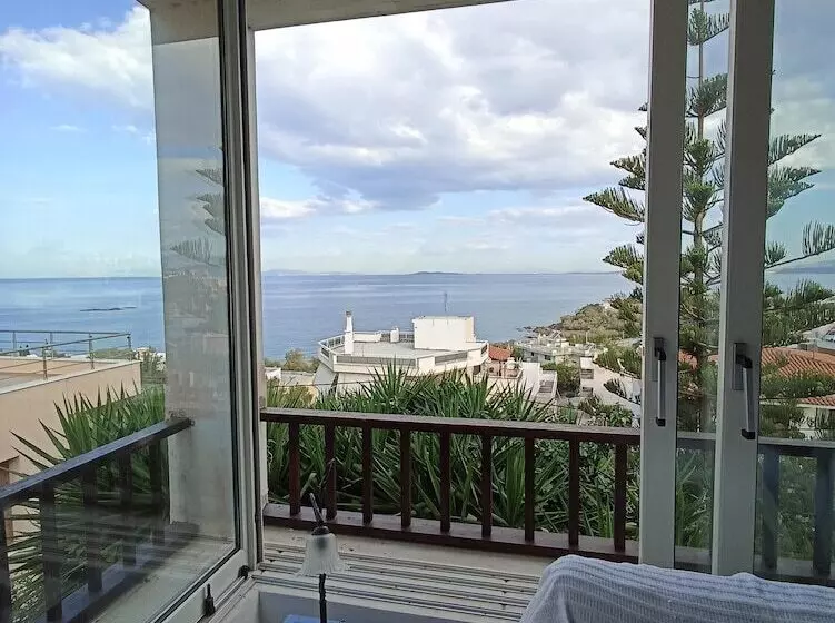 レジデンス Beautiful 2 Bed House In Saronida