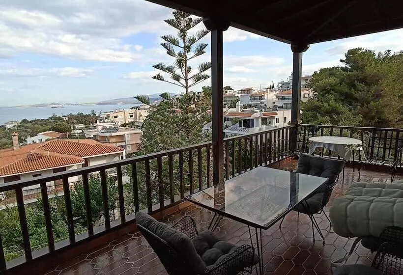 レジデンス Beautiful 2 Bed House In Saronida