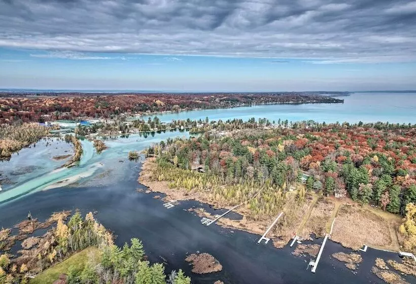 Serene Riverfront Home W/ Torch Lake Access!