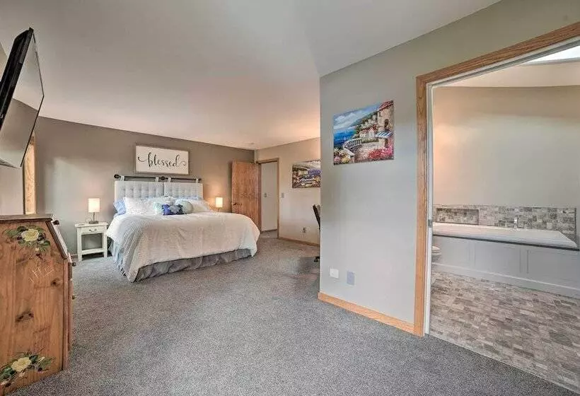 Serene Riverfront Home W/ Torch Lake Access!