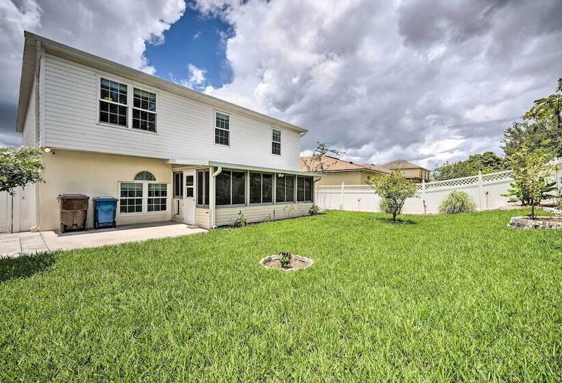 Game Room + Fenced Yard: Home Near Disney World!