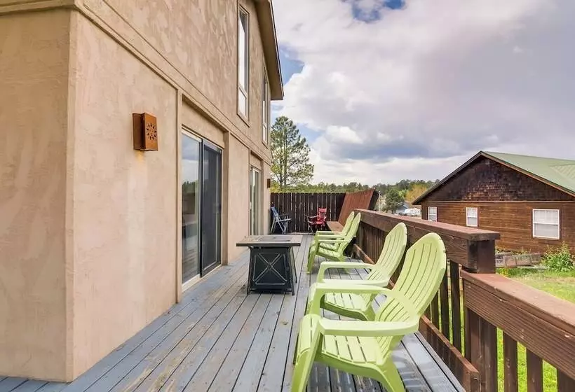Deck & Fire Pit: Pagosa Springs Home!