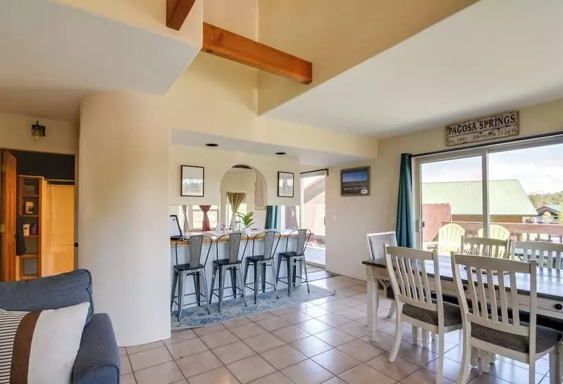 Deck & Fire Pit: Pagosa Springs Home!