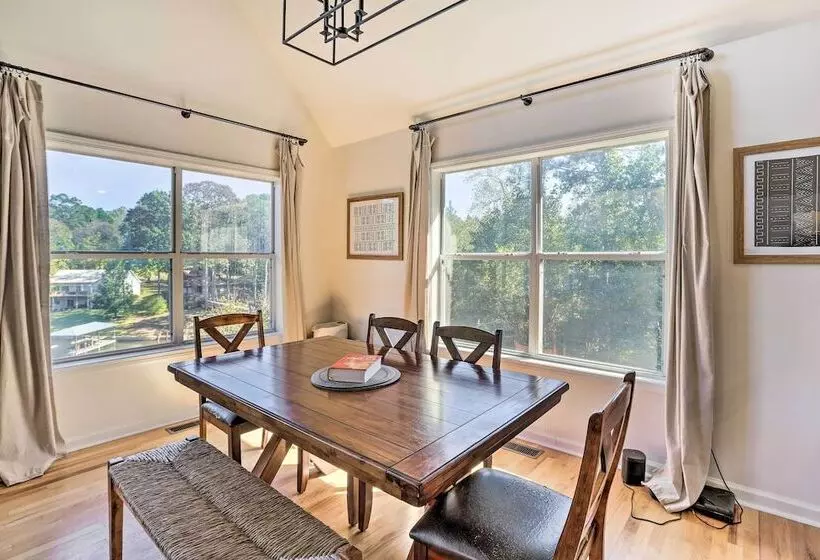 Waterfront Lake Martin Home W/ Private Dock & View