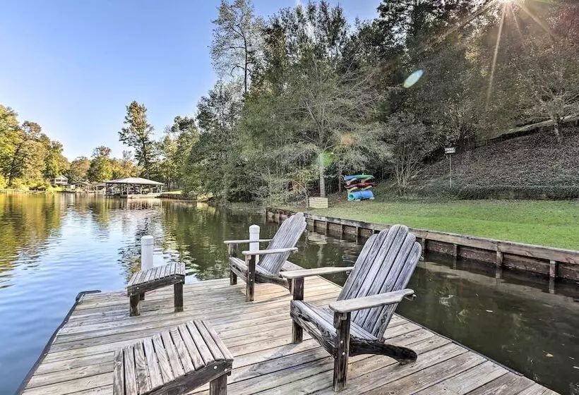 Waterfront Lake Martin Home W/ Private Dock & View