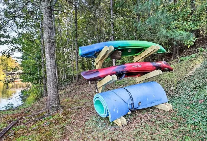 Waterfront Lake Martin Home W/ Private Dock & View