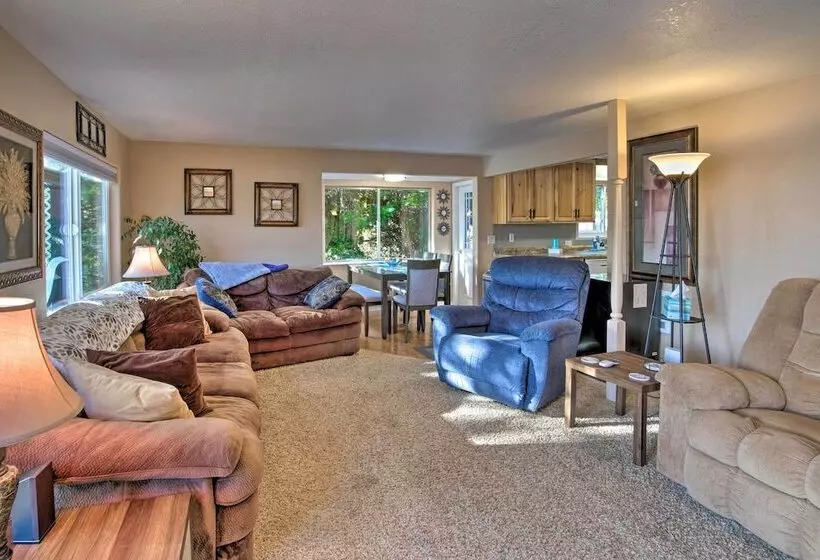 Waterfront North Bend Home: 9 Miles Into Town