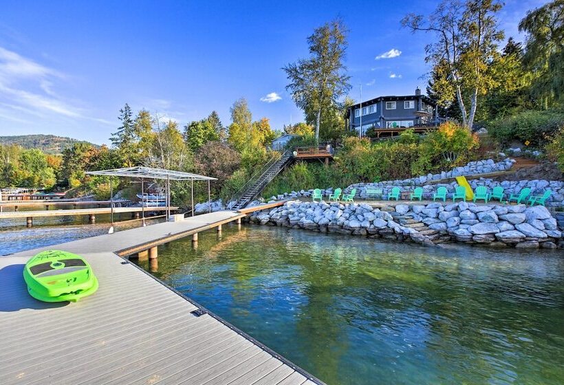 Lakefront Getaway W/ Hot Tub ~ 14 Mi To Schweitzer