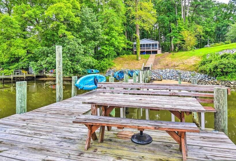 Relaxing Riverfront Cottage W/ Boat Dock!