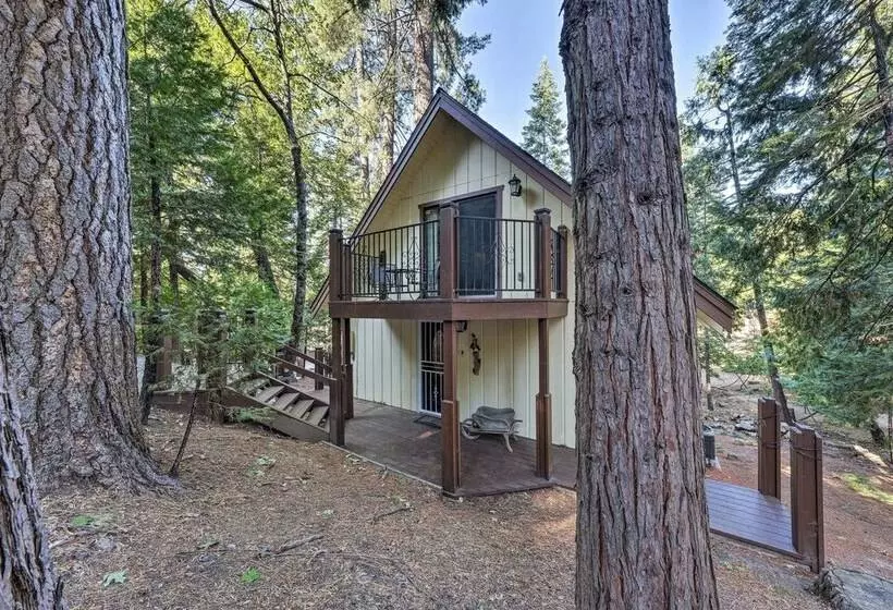 Twain Harte Mountain Cabin W/ Deck   3 Mi To Dtwn