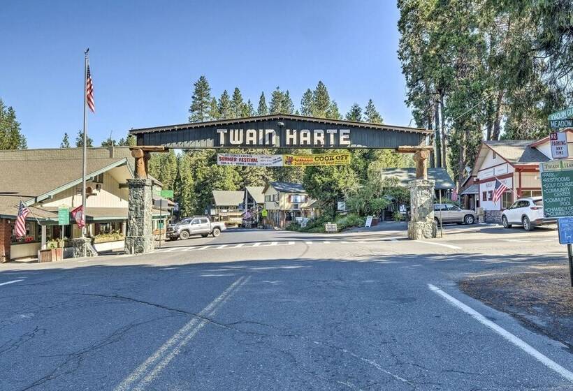 Twain Harte Mountain Cabin W/ Deck   3 Mi To Dtwn