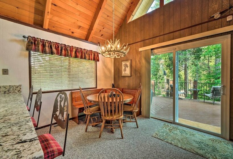 Twain Harte Mountain Cabin W/ Deck   3 Mi To Dtwn