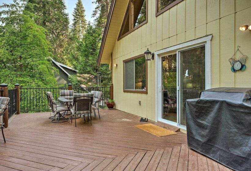 Twain Harte Mountain Cabin W/ Deck   3 Mi To Dtwn