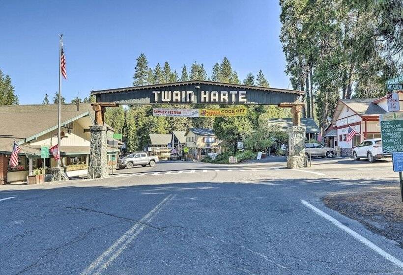 Twain Harte Mountain Cabin W/ Deck   3 Mi To Dtwn