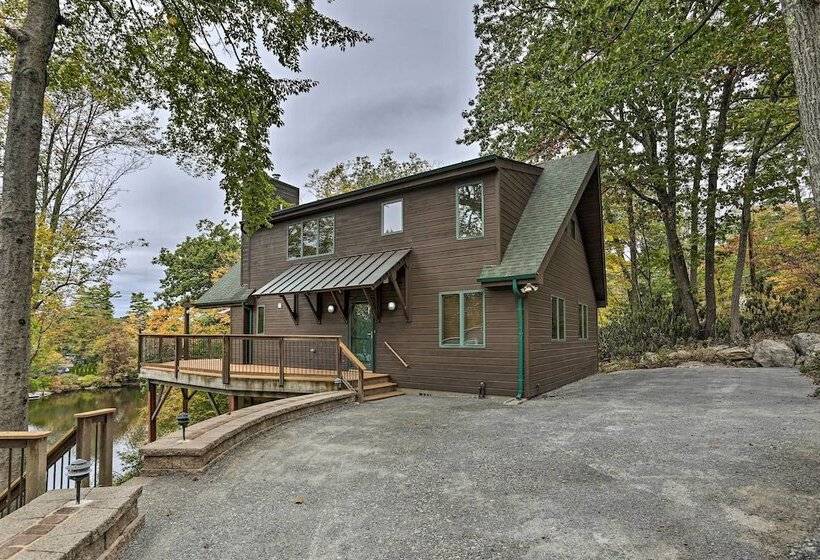 Waterfront Highland Lake Home W/ Deck + Dock