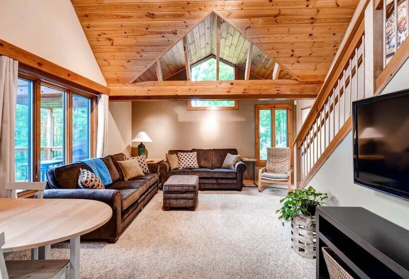 Waterfront Highland Lake Home W/ Deck + Dock