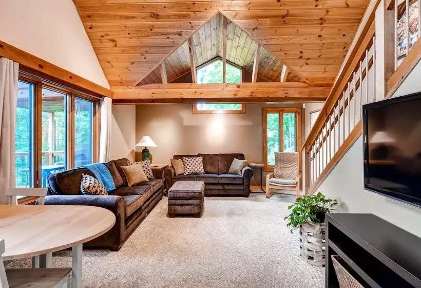 Waterfront Highland Lake Home W/ Deck + Dock