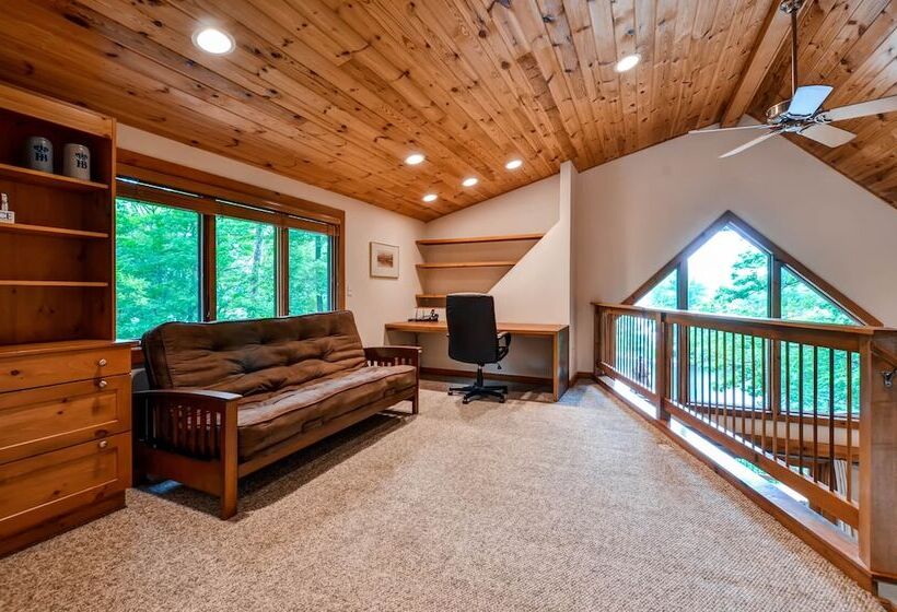 Waterfront Highland Lake Home W/ Deck + Dock