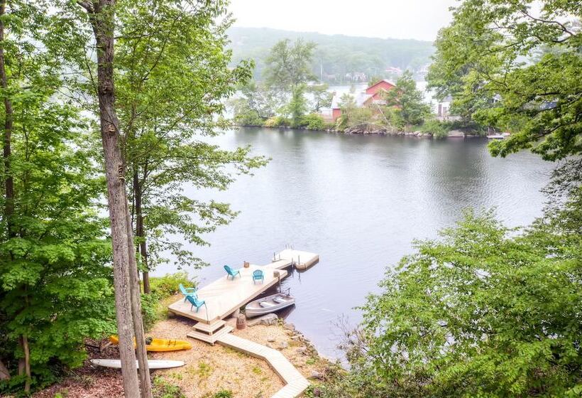 Waterfront Highland Lake Home W/ Deck + Dock