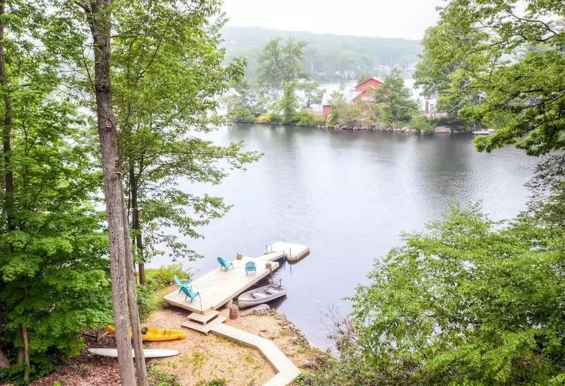 Waterfront Highland Lake Home W/ Deck + Dock